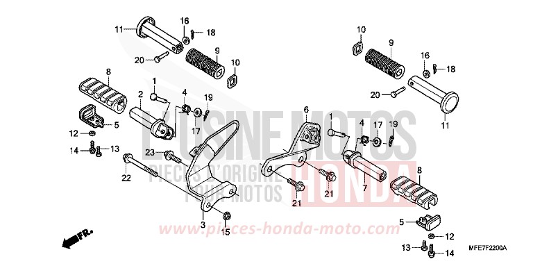 STEP for Shadow Aero GRAPHITE BLACK (NHB01) from 2007